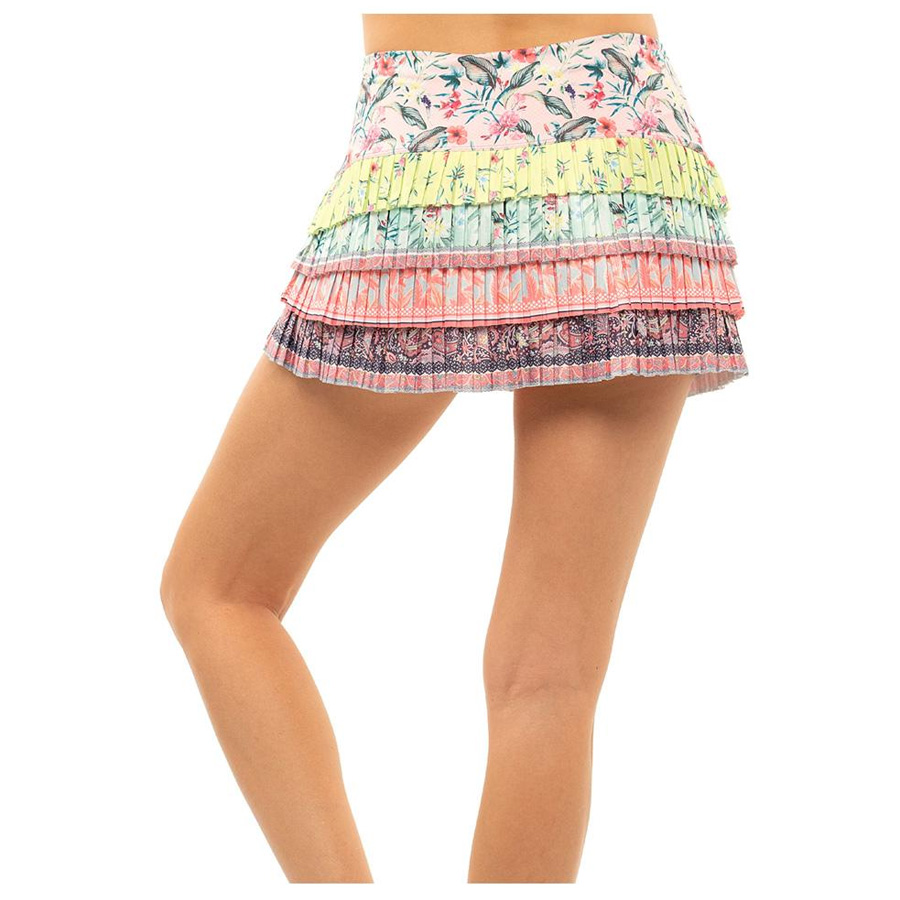 Lucky in Love Patch Me If You Can Pleated Skirt | Wrigley's Tennis