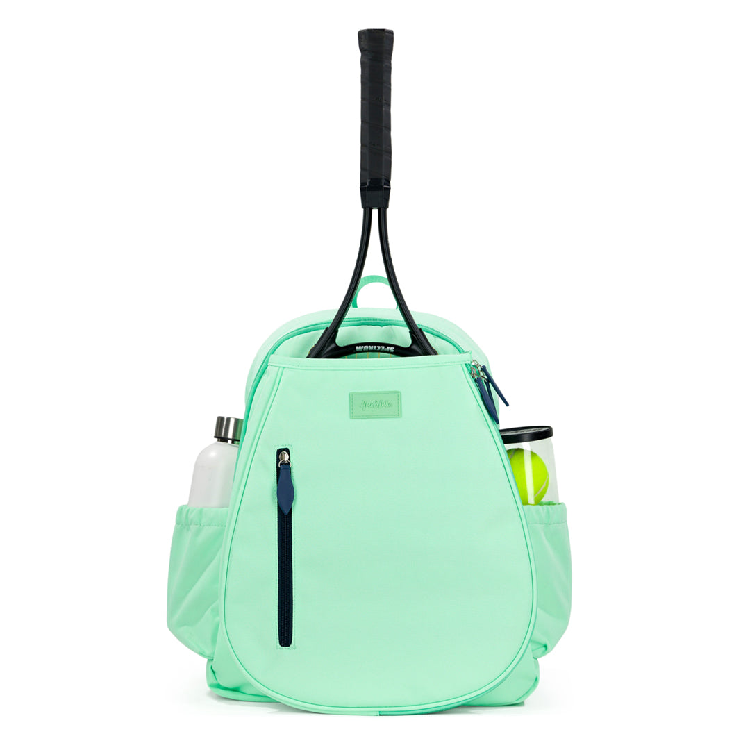 Ame & Lulu Game Time Tennis Backpack (Mint/Navy) | Wrigley's Tennis