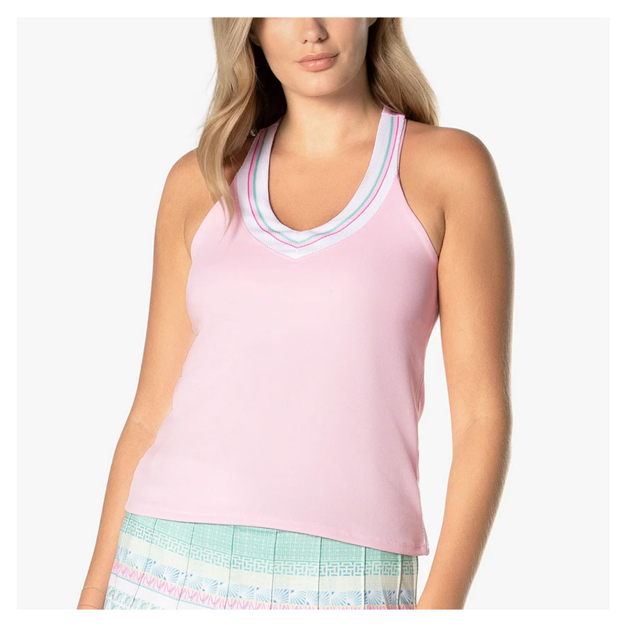 Lucky in Love Deco in Love Retro Love Tank Wrigley's Tennis