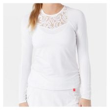 Lucky in Love Lacing Around Lace Track Long Sleeve